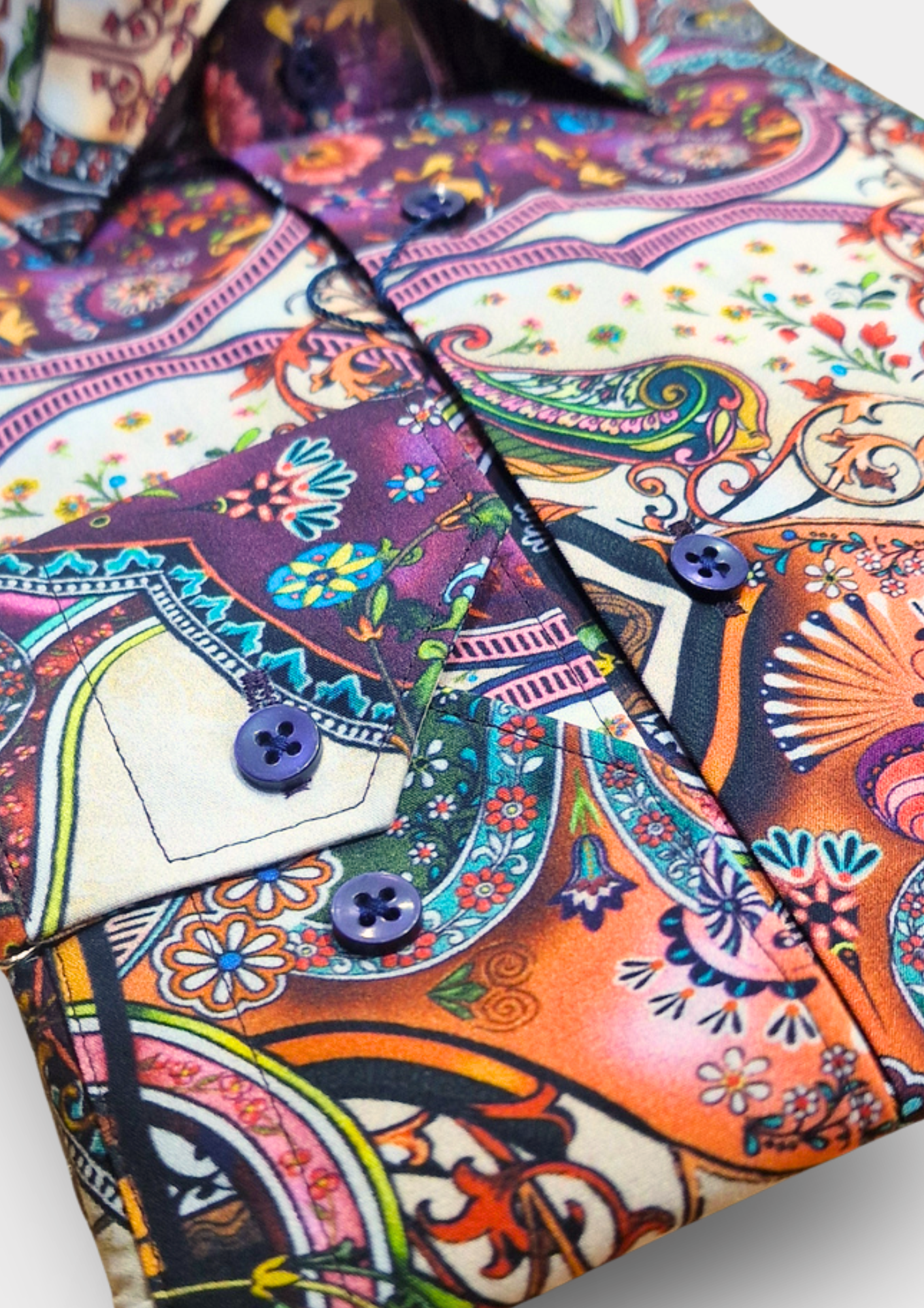 GIORDANO - Vibrant Ornamental Paisley Shirt | Multi - 627890-60