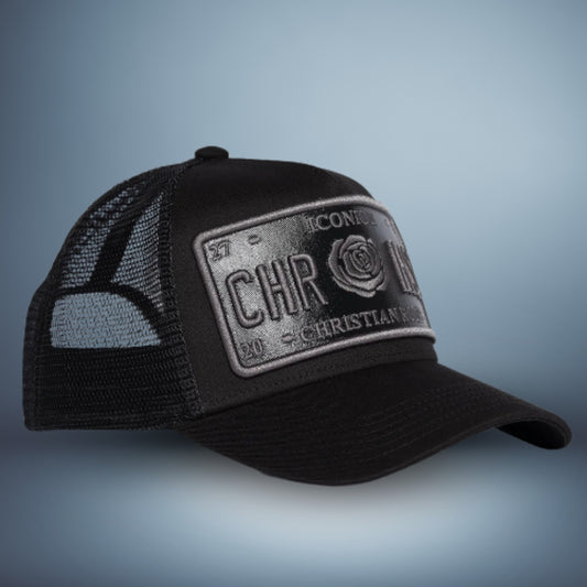 CHRISTIAN ROSE Plate Caps / Black / Black - CR011B