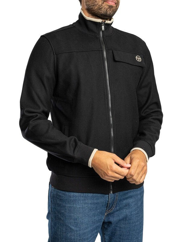 Sergio Tacchini Giulio Track Top - Black (STM21312-160)