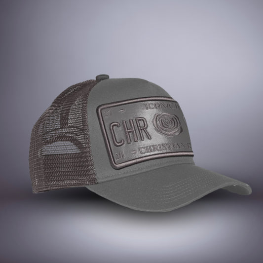 CHRISTIAN ROSE Plate Caps / Grey / Grey - CR011G