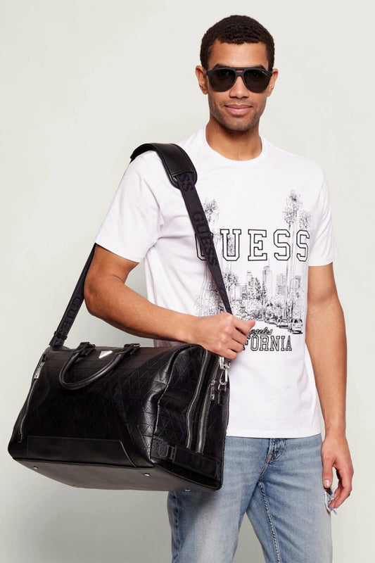 GUESS Men's Luxury Travel Duffle Bag - TMTOTEP6134-BLA