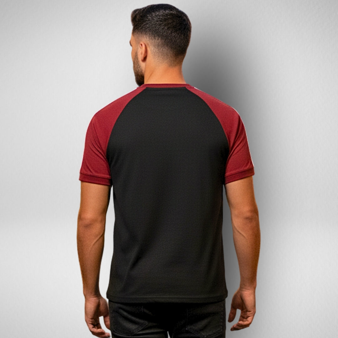 Sergio Tacchini Hadow T-Shirt | Black/Guardenia - STM21115-184
