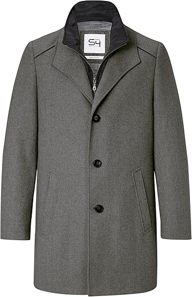 S4 Jackets Newton Modern Coat | Grey / Anthracite - 74299-6969 - 0800