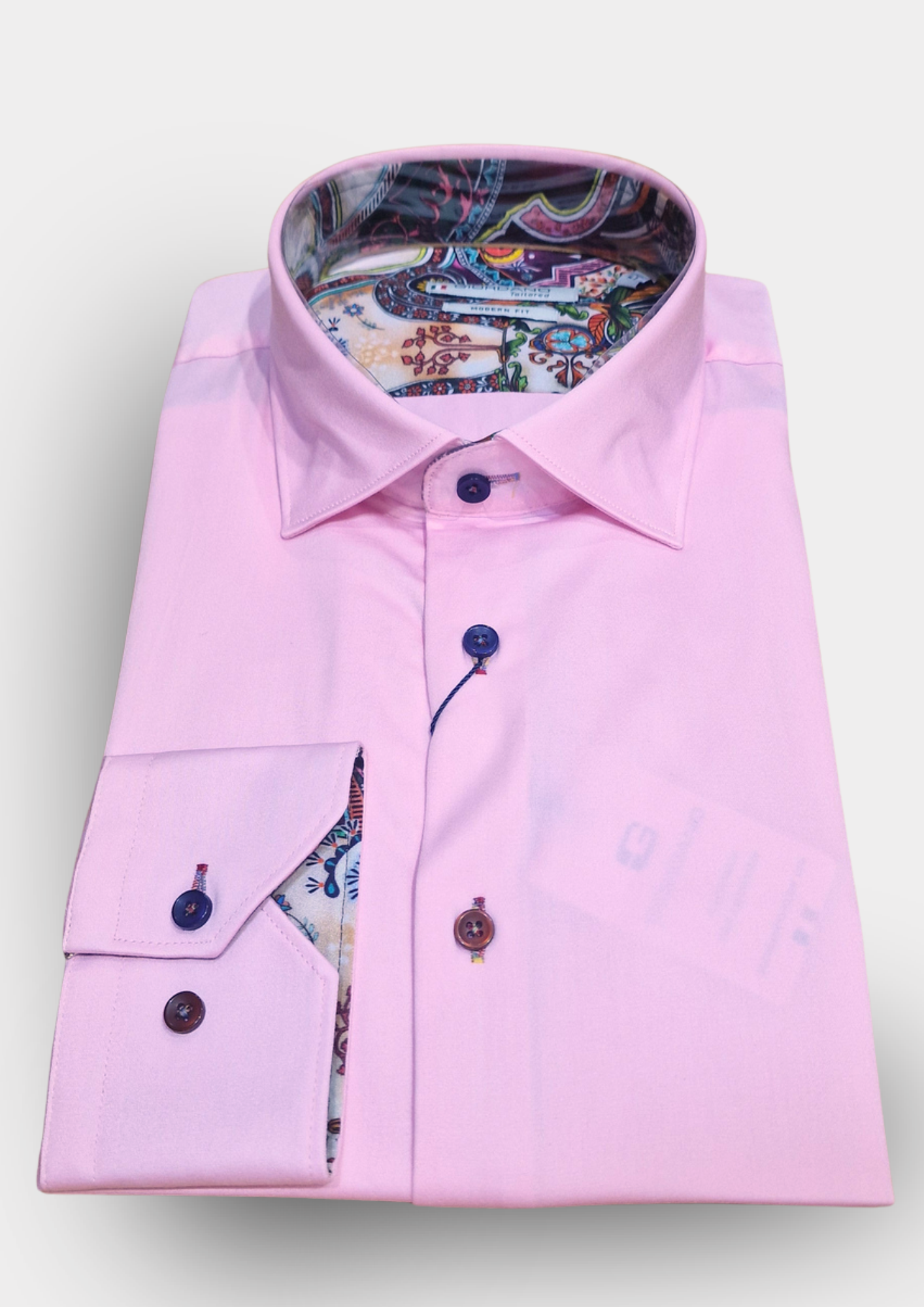 GIORDANO - Classic Cotton Shirt | Light Pink | 627812-50