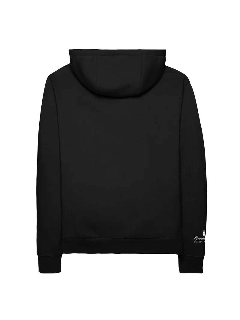 AMIATA BLACK ZIP THROUGH HOODIE - SIGNATURE | BLACK - AVERE-AMI-BLK