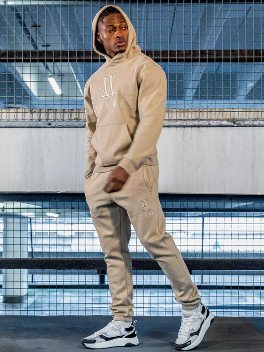 AVERE - AMIATA STONE ZIP THROUGH HOODIE - SIGNATURE | BEIGE - AVERE-AMI-BEI