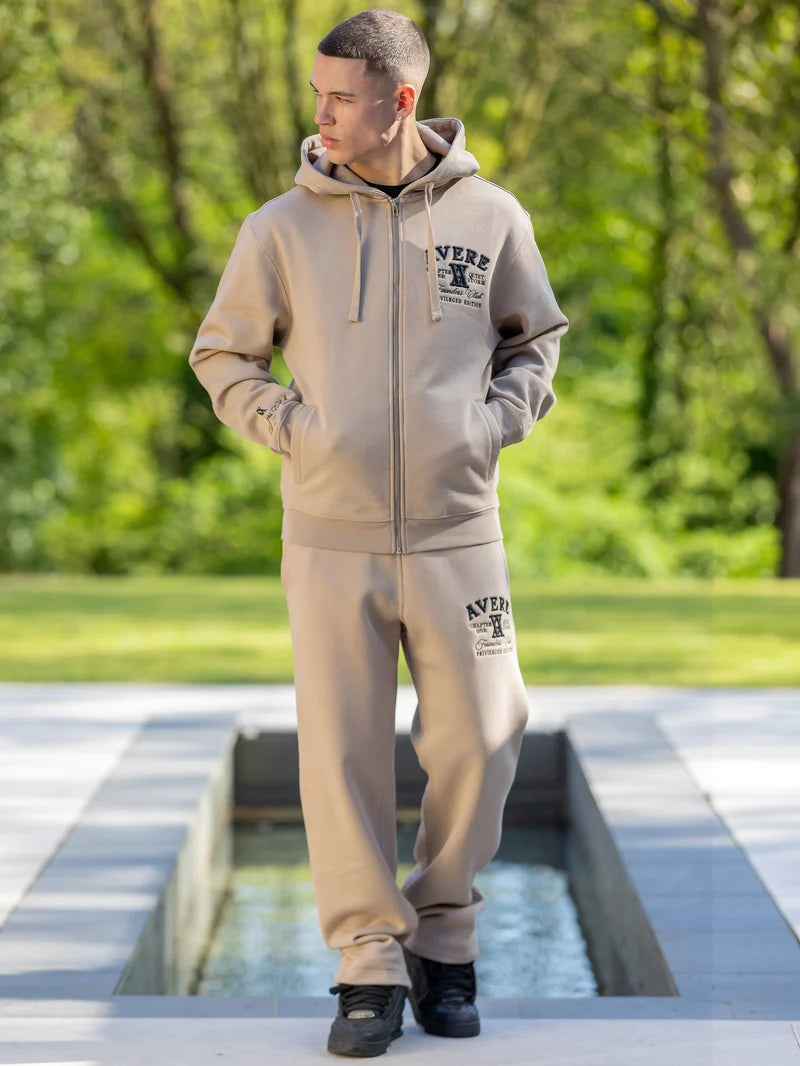 AVERE - PARADISO STONE OPEN HEM SWEATPANTS - SIGNATURE | BEIGE - AVERE-PAR-BEI
