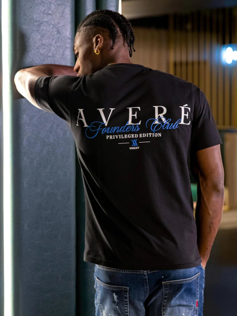 GRIVOLA SIGNATURE BLACK T SHIRT - SIGNATURE | BLACK - AVERE-GRI-BLK