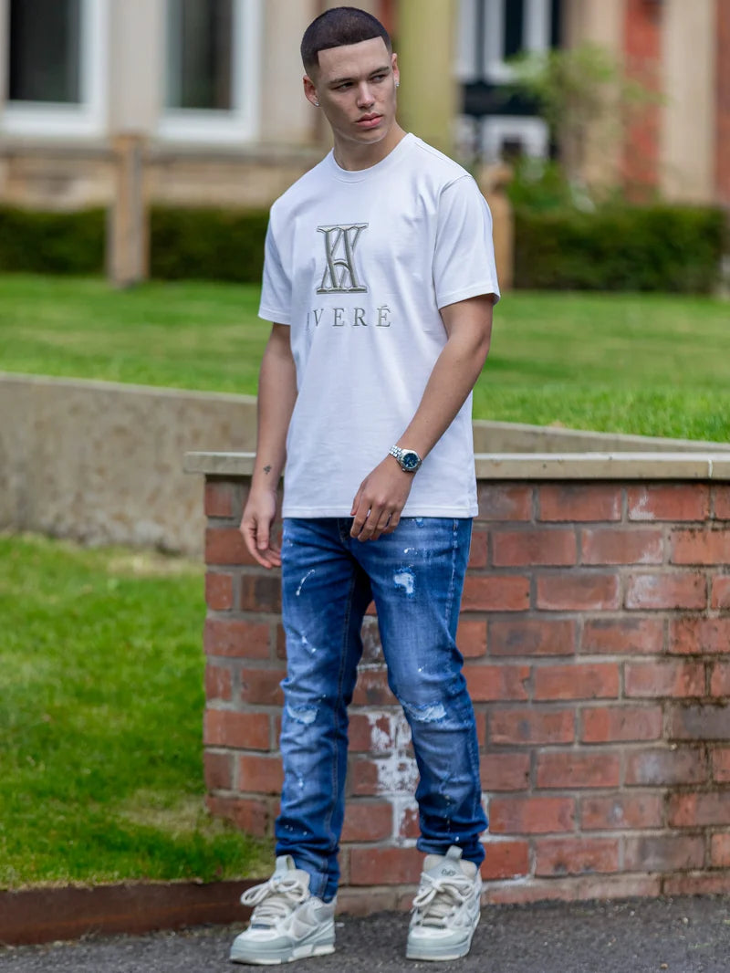 MILETTO LOGO WHITE T SHIRT - SIGNATURE | WHITE - AVERE-MIL-WHT