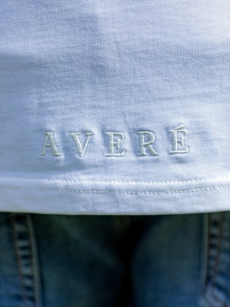 MILETTO LOGO WHITE T SHIRT - SIGNATURE | WHITE - AVERE-MIL-WHT