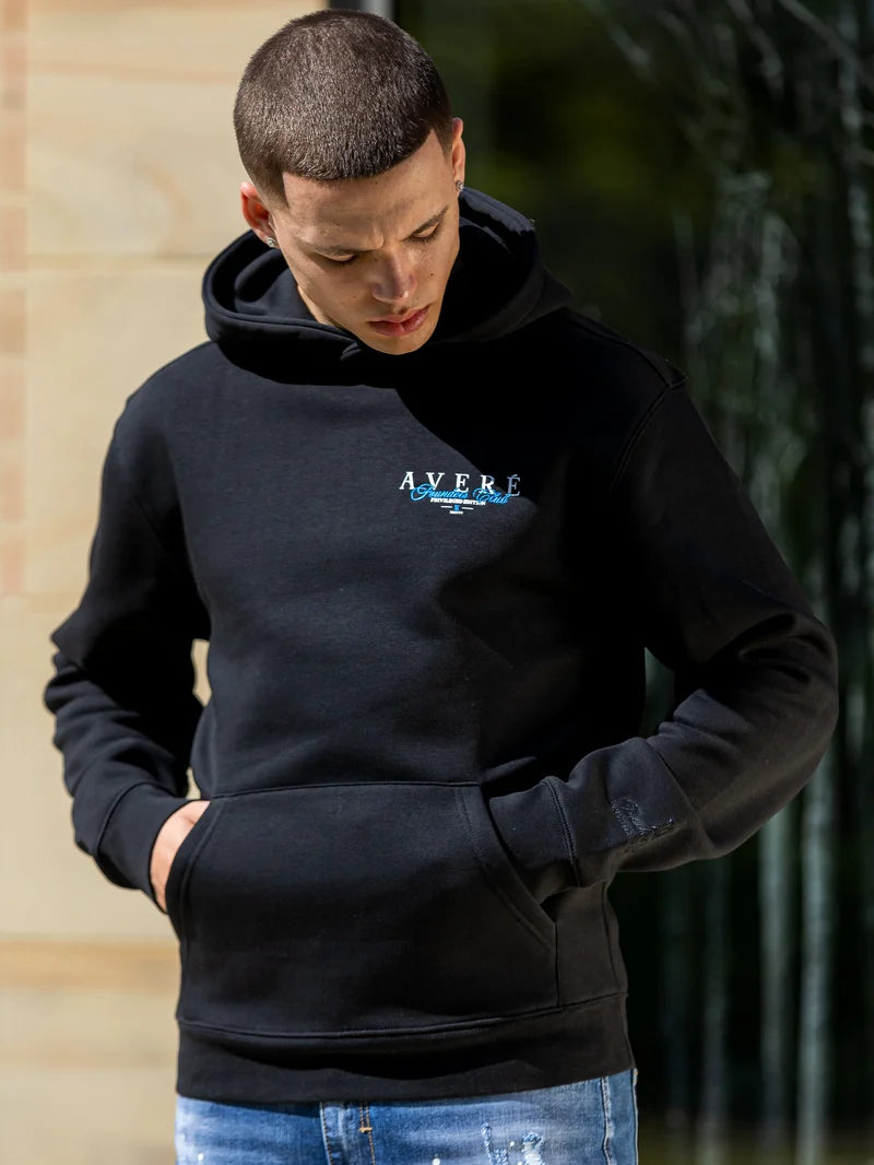 VELINO SIGNATURE BLACK HOODIE - SIGNATURE | BLACK - VELINO-BLK-01