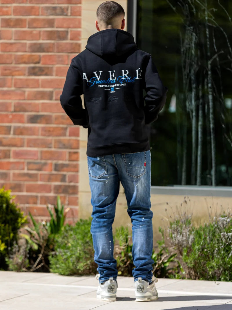 VELINO SIGNATURE BLACK HOODIE - SIGNATURE | BLACK - VELINO-BLK-01