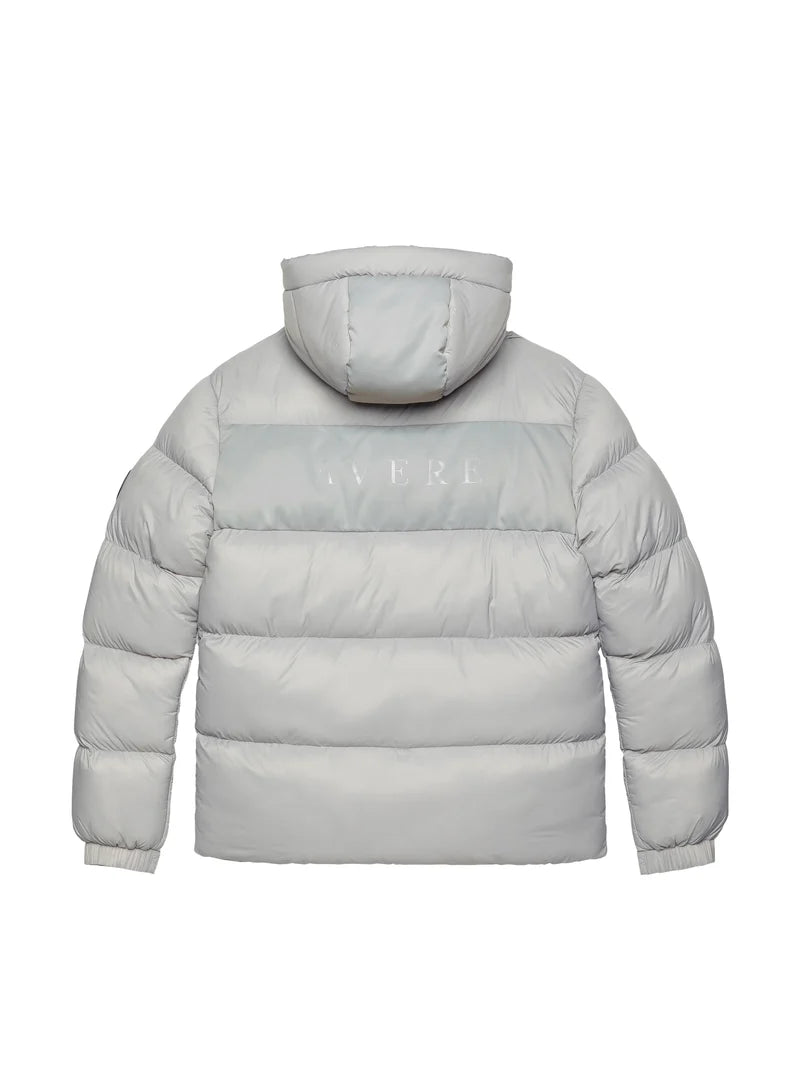 AVERE Vesuvius Grey Short Puffer Jacket