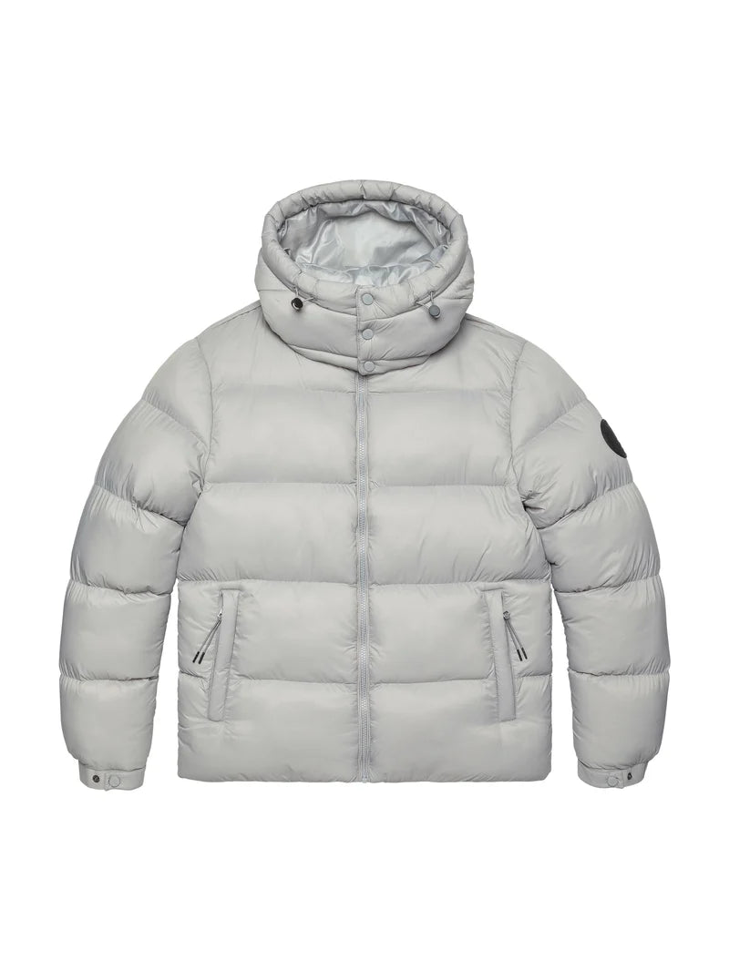 AVERE Vesuvius Grey Short Puffer Jacket
