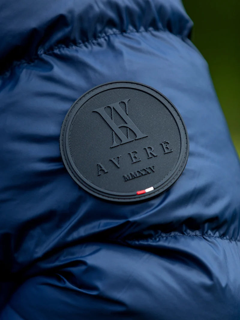 AVERE Vesuvius Navy Short Puffer Jacket - Navy