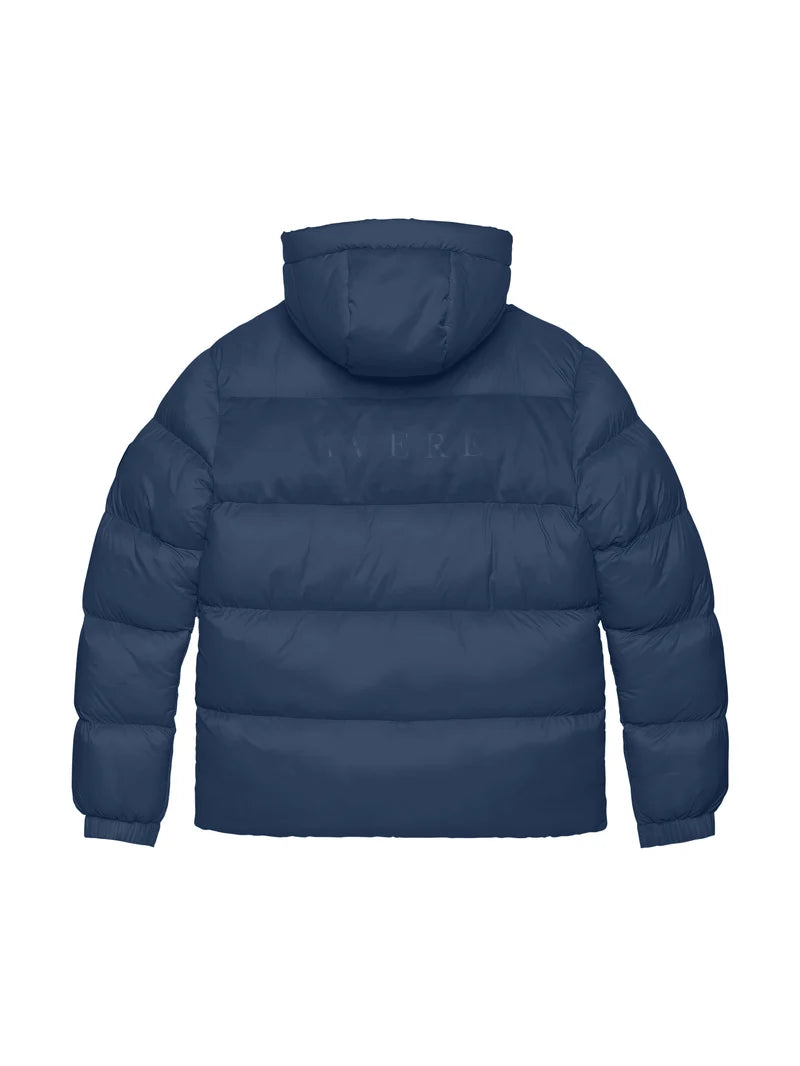 AVERE Vesuvius Navy Short Puffer Jacket - Navy