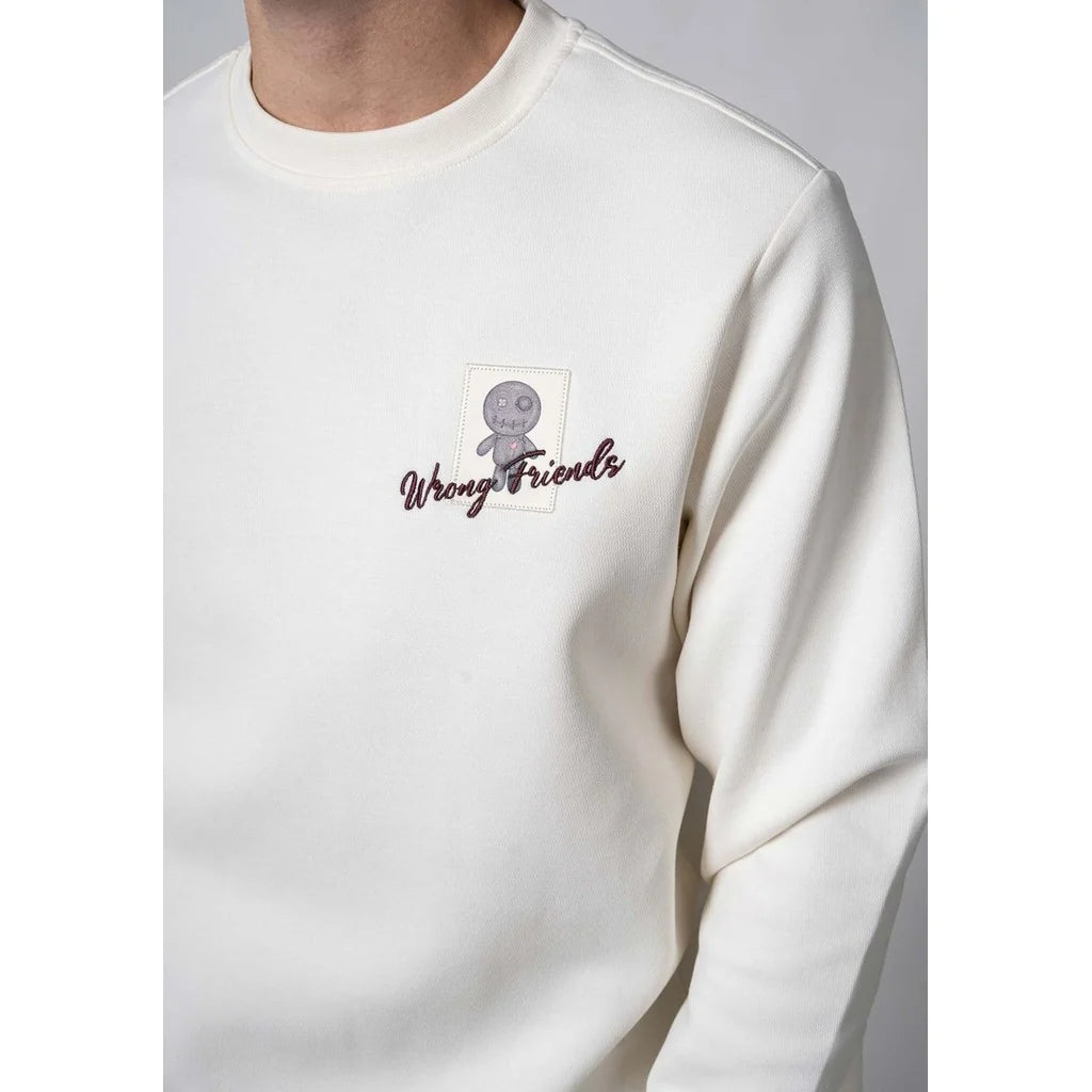 Wrong Friends Baltimore Sweater - Beige (WF1356)
