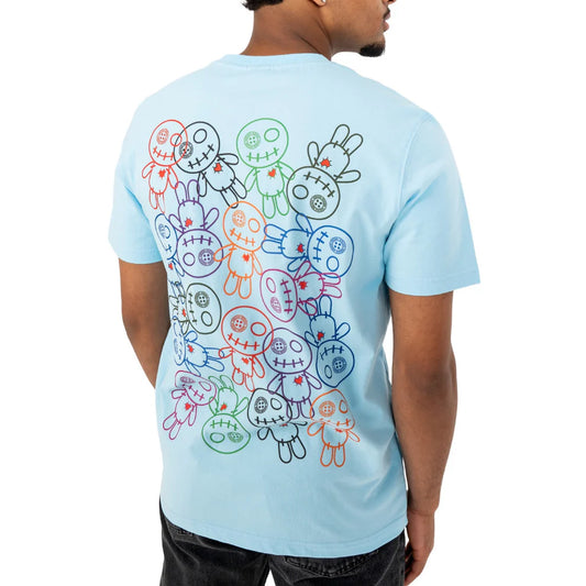 Wrong Friends Bellevue T-shirt | Light Blue - WF1218