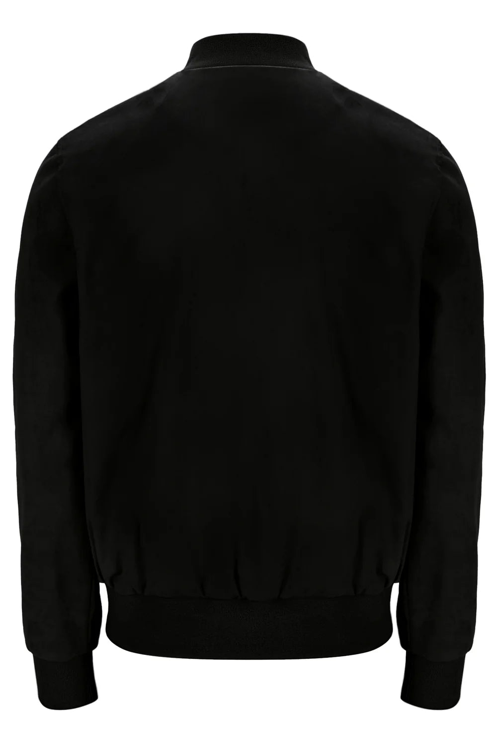 FILA - Dean Full Zip Faux-Suede Jacket with Seam Details | Black - FW25MG023 001