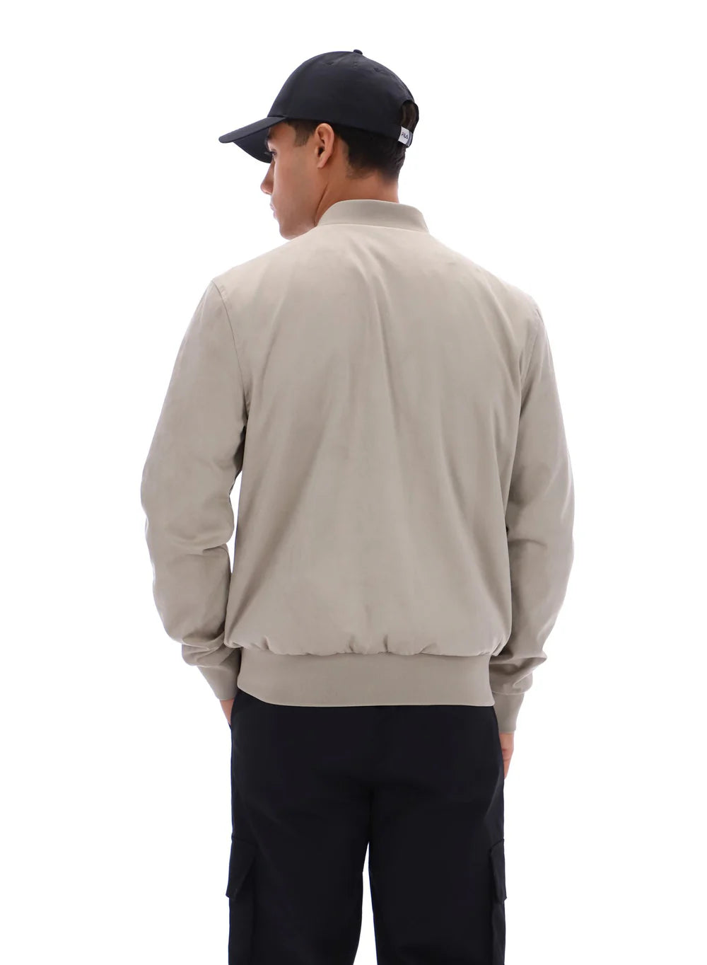 FILA - Dean Full Zip Faux-Suede Jacket with Seam Details | Vintage Khaki - FW25MG023 602