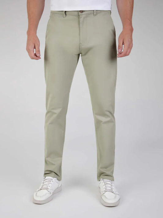 MISH MASH Chino Trouser - Tapered Fit Cotton Bromley / Desert Sage - 1984BRMsa4