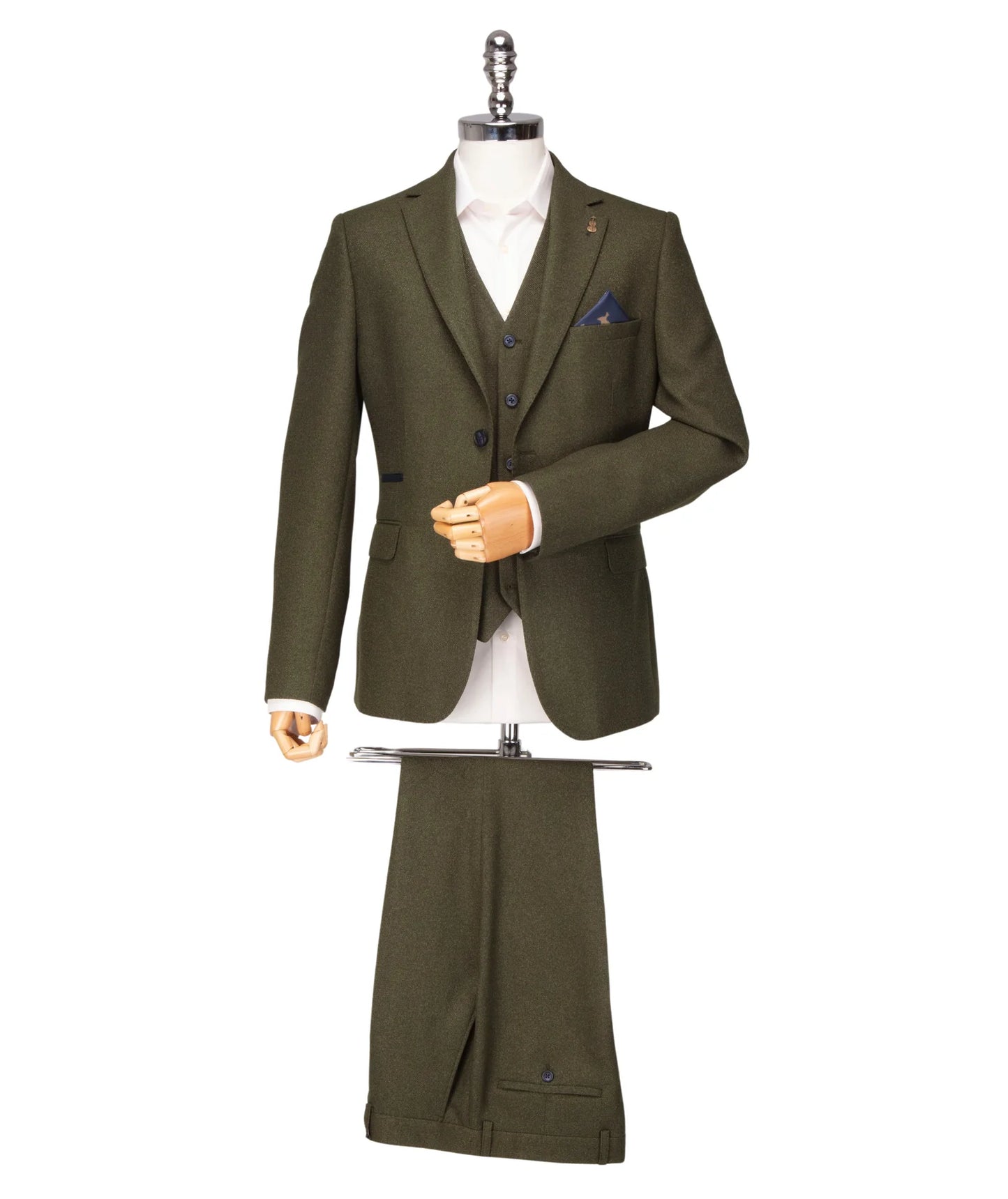 Fratelli Paolo - 3 Pcs Suit | Olive - FJK1024