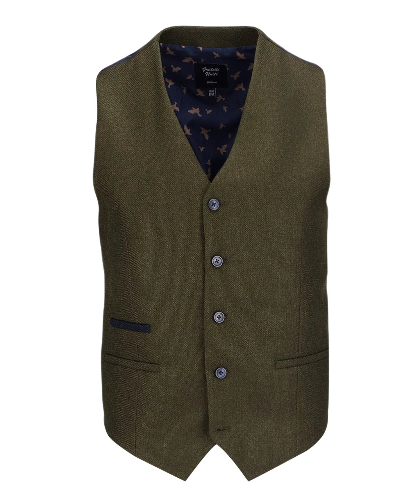 Fratelli Paolo - 3 Pcs Suit | Olive - FJK1024