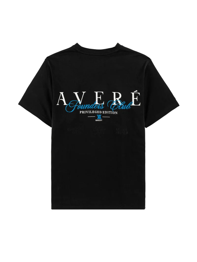 GRIVOLA SIGNATURE BLACK T SHIRT - SIGNATURE | BLACK - AVERE-GRI-BLK