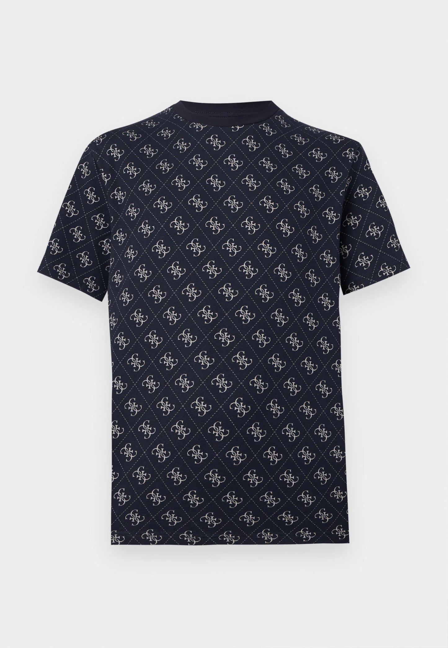 GUESS Jacquard Short Sleeve T-shirt | Navy - M6GP18 K3086 FBH3