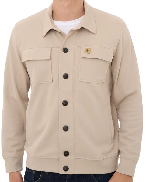 Gabicci Vintage Leigh Workwear Jacket - Cement (V57GD06)