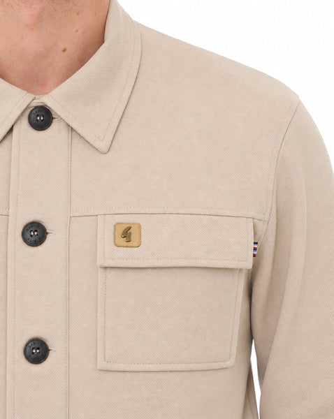 Gabicci Vintage Leigh Workwear Jacket - Cement (V57GD06)