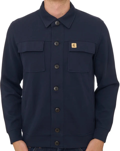 Gabicci Vintage Leigh Workwear Jacket - Navy (V57GD06)