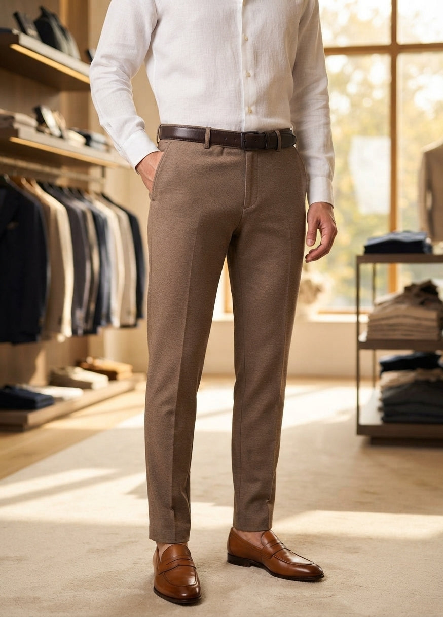 Giordano Ostuni Trousers - Shell Brown (621050-81)