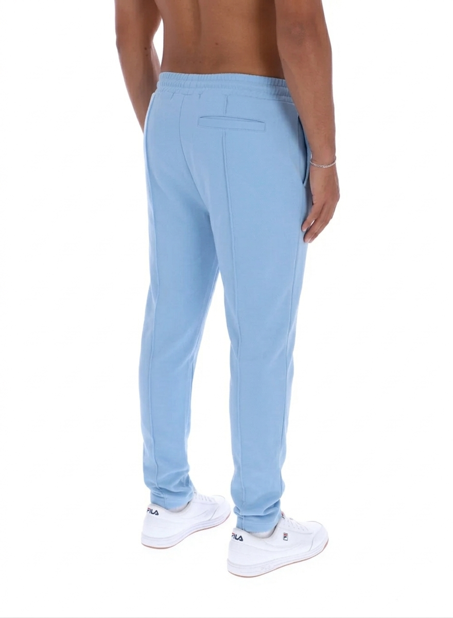 Clique Kara FILA Molveno Tug Slim Leg Pant in sky blue, stylish joggers with a slim fit, ideal for casual or active wear.