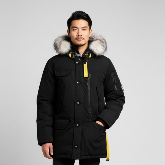NYVC - Clip Detail Parka | Black- NYVC-PARBLK-1