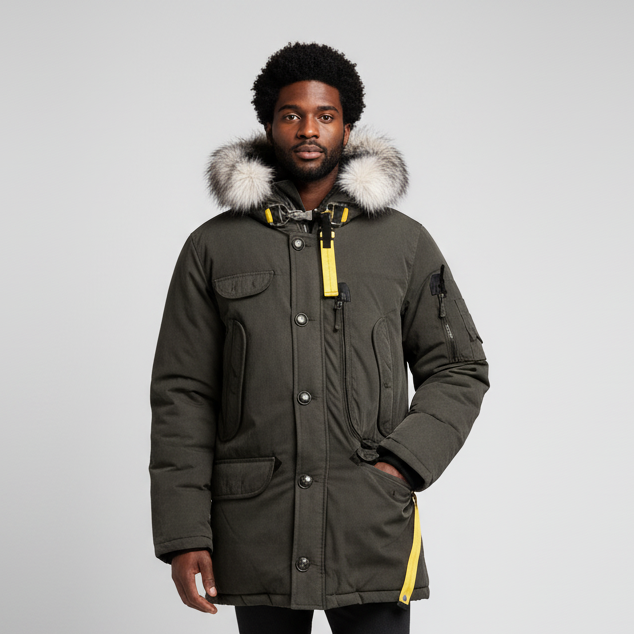NYVC - Clip Detail Parka | Moss Green - NYVC-PARMOGR-1