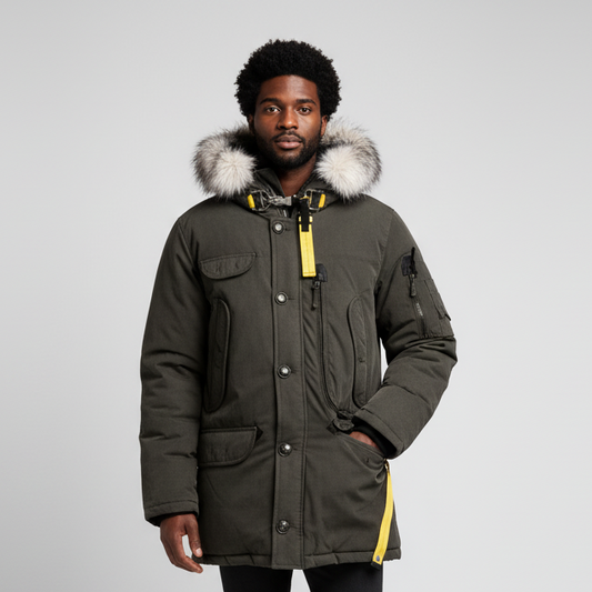 NYVC - Clip Detail Parka | Moss Green - NYVC-PARMOGR-1