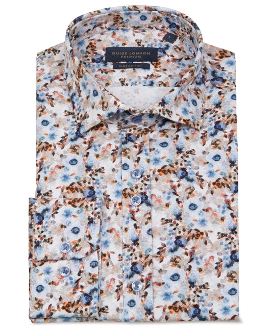 GUIDE LONDON Long-sleeve shirt | Multi - LS76798