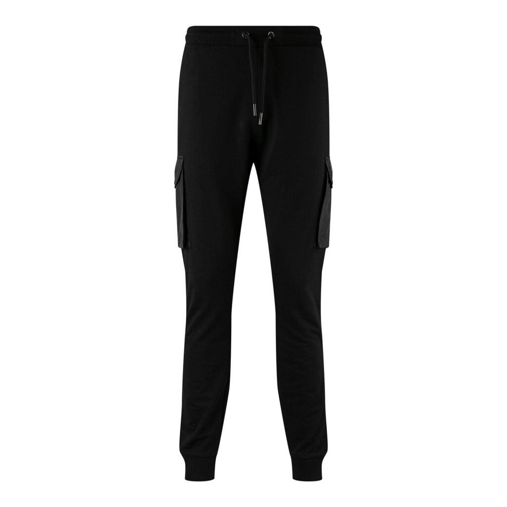LUKE 1977 Ealing Contrast Regular Fit Joggers - Black - M790365