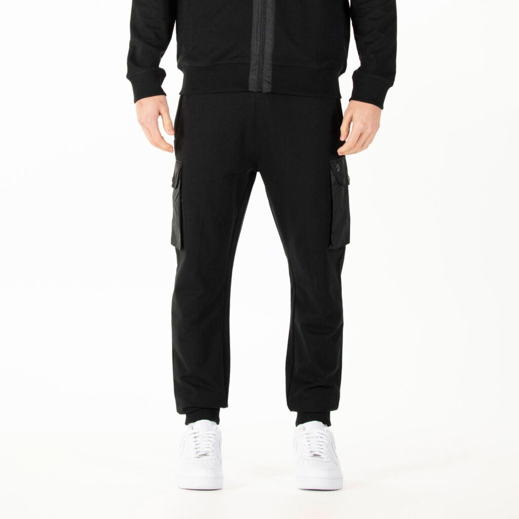 LUKE 1977 Ealing Contrast Regular Fit Joggers - Black - M790365