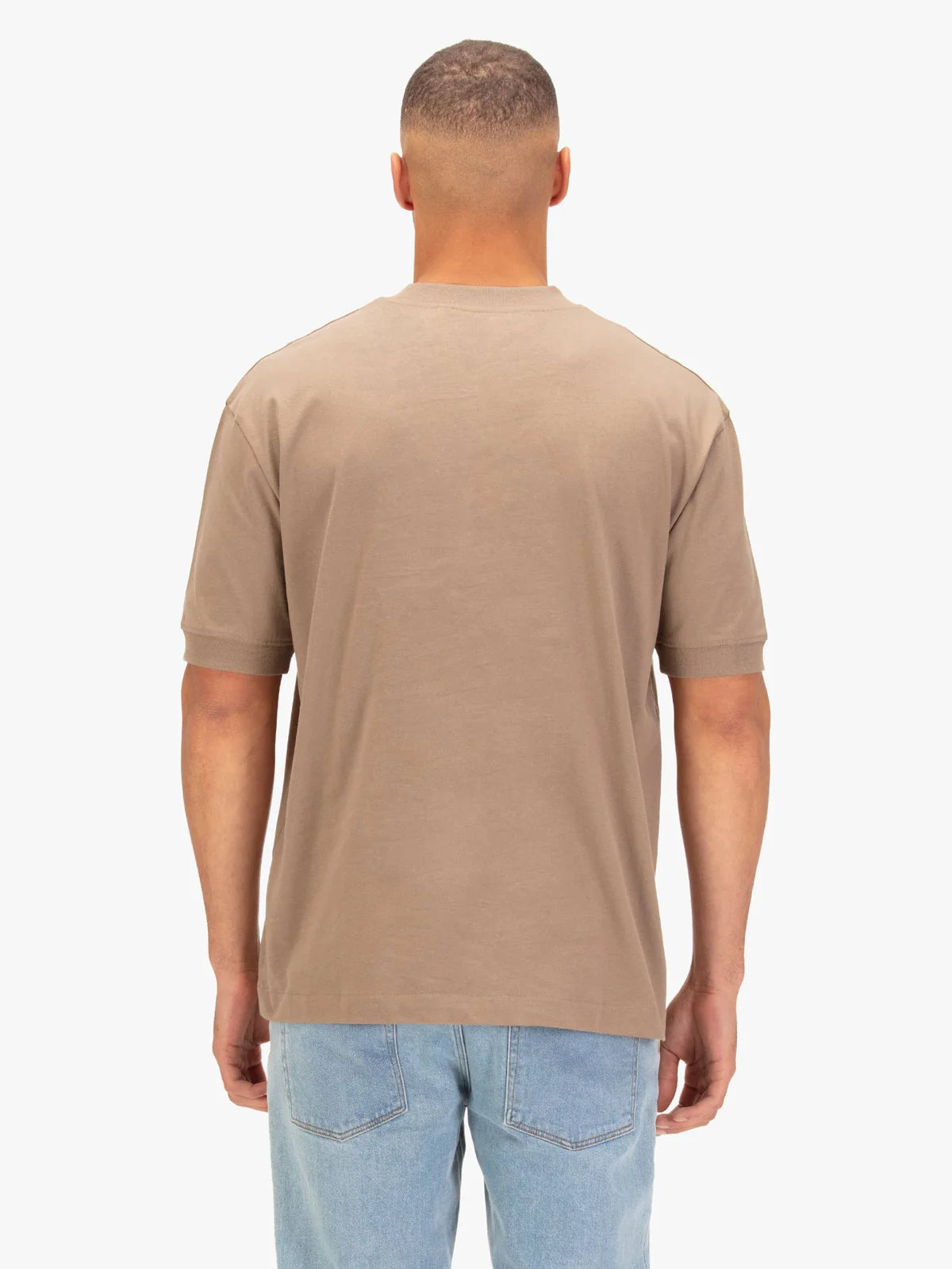Luke 1977 Men's Heavyweight Relaxed Fit T-Shirt | Hardnut (Light Brown) – Premium 220gsm Cotton - M650110