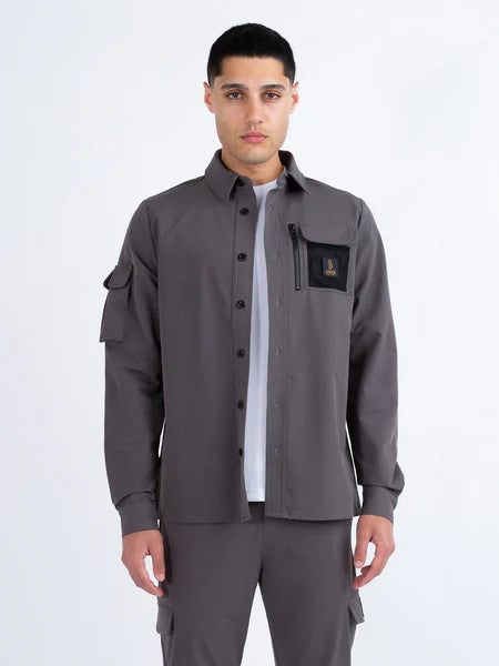 LUKE Hulun Technical Shirt | Graphite - M710950