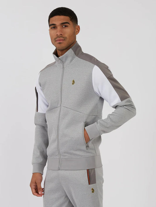 Luke Cape Town Zip Funnel| Mid Mrl Grey - M730362