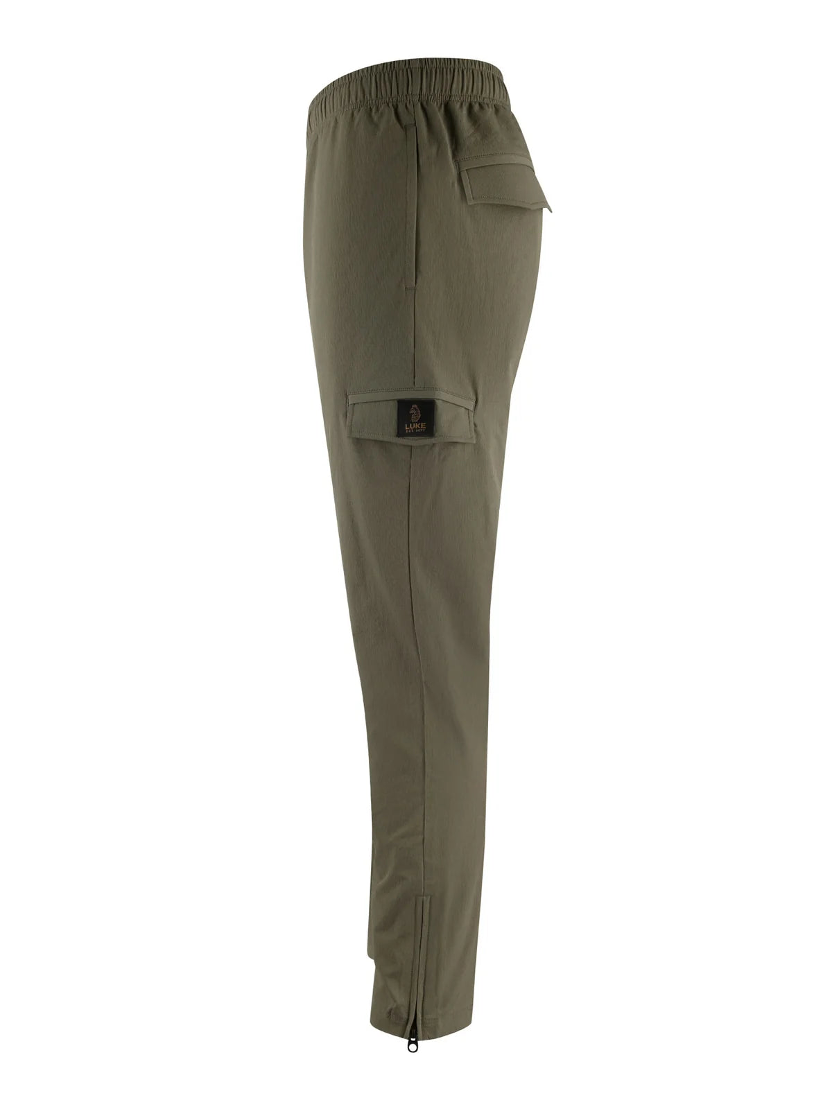 LUKE SEMANTIC POCKET DETAIL CARGO TROUSERS - UTILITY | CHARCOAL - M750450