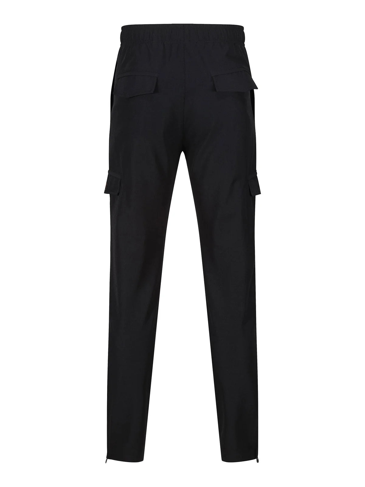 LUKE SEMANTIC POCKET DETAIL CARGO TROUSERS - UTILITY | BLACK - M750450