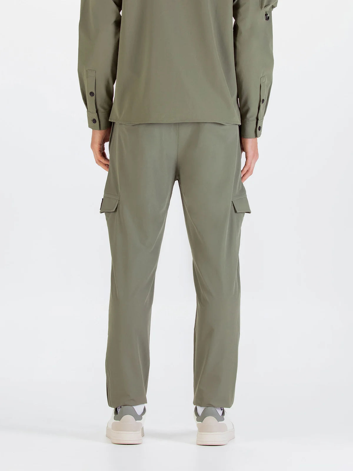 LUKE SEMANTIC POCKET DETAIL CARGO TROUSERS - UTILITY | CHARCOAL - M750450