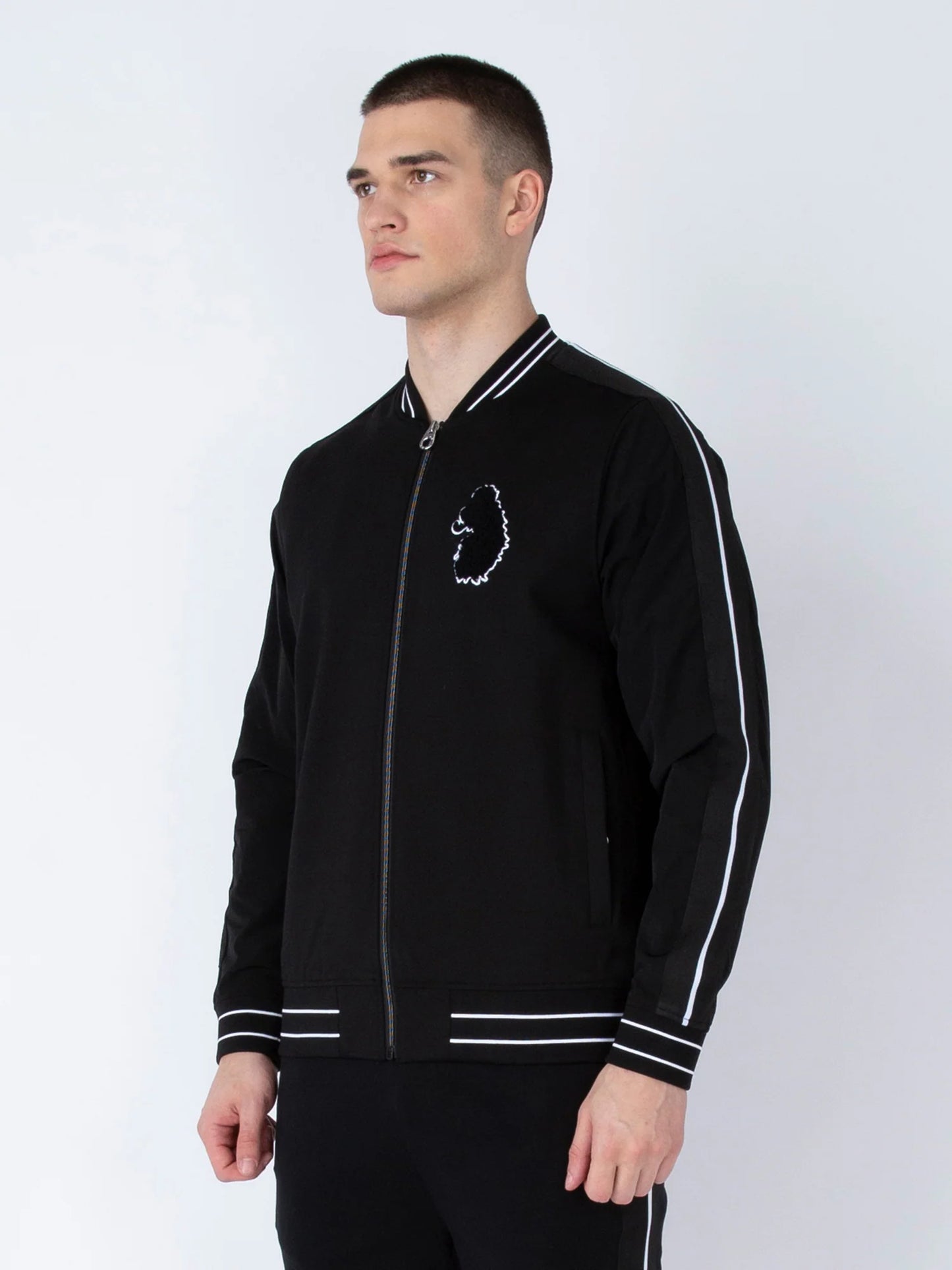 LUKE Harvard Varsity Jacket - Black