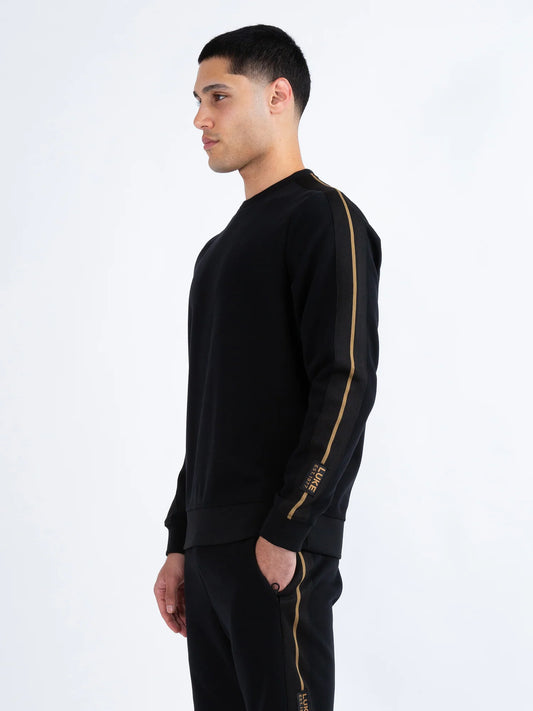 LUKE Massachusetts Tape Detail Sweat | Black - M770351