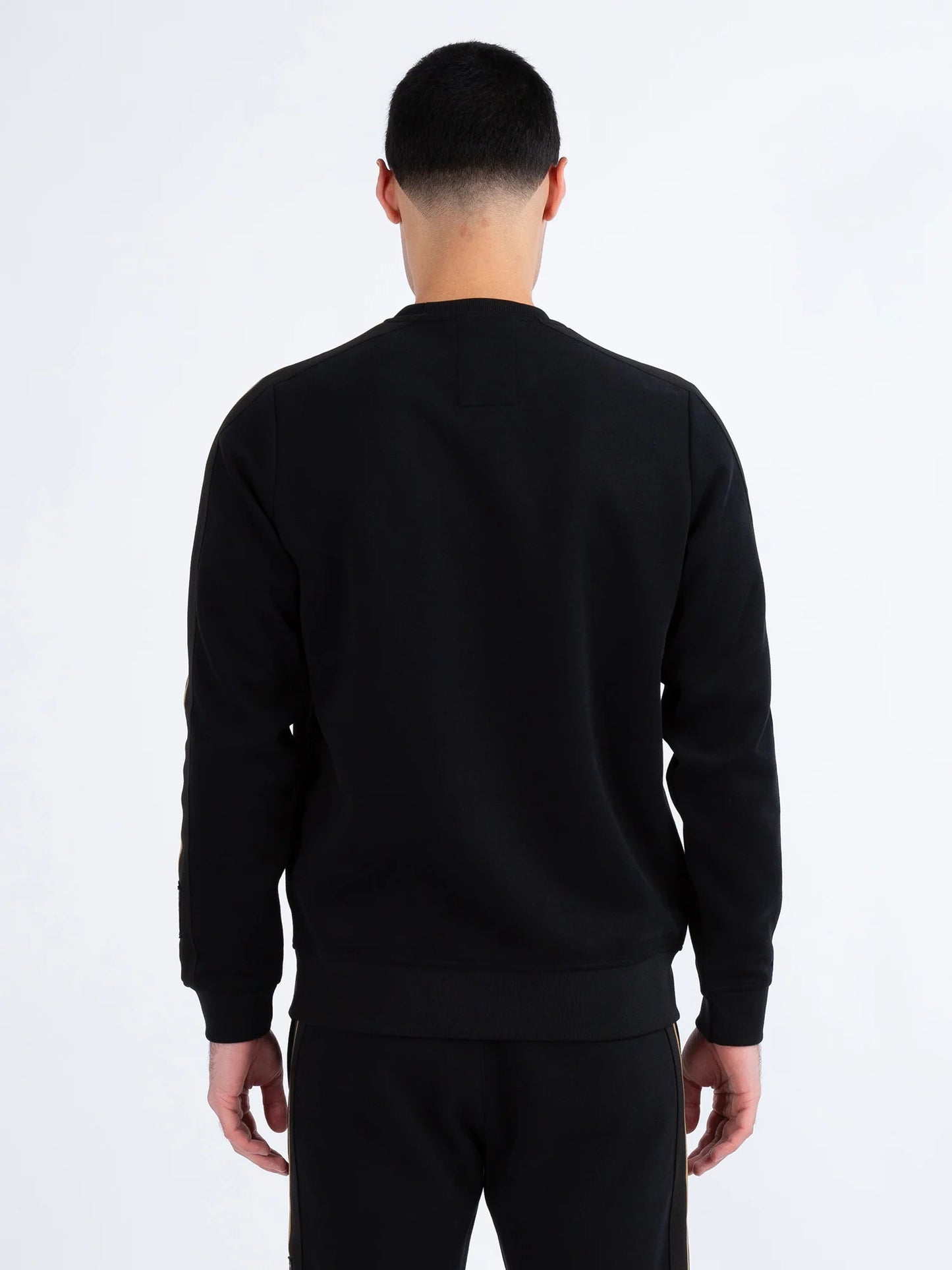 LUKE Massachusetts Tape Detail Sweat | Black - M770351