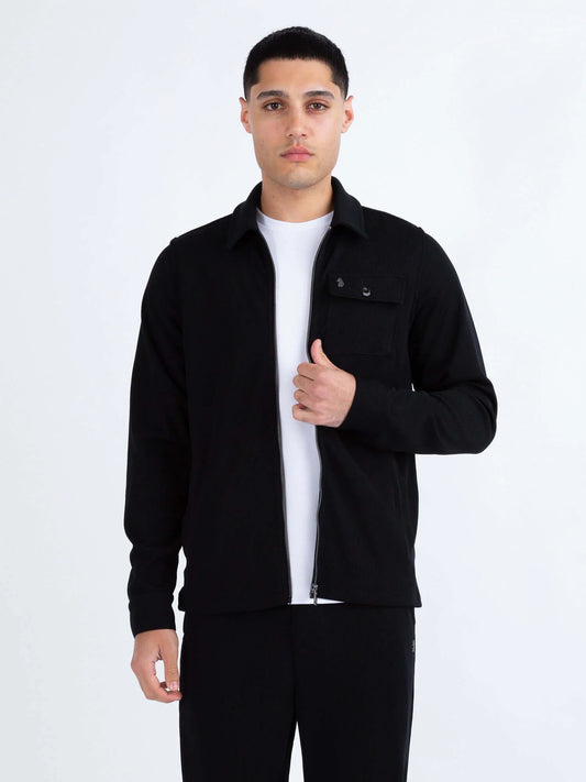 LUKE Concord zip Through Jacket | Black - M770753